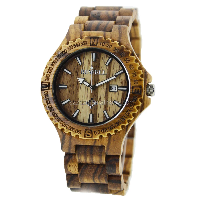 

European hot sale wooden wristwatch popular design wood watch wholesale with lowest price