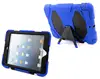 Military duty drop defender tab housing case for iPad mini 1 2 3 hybrid silicone cover with detached stand