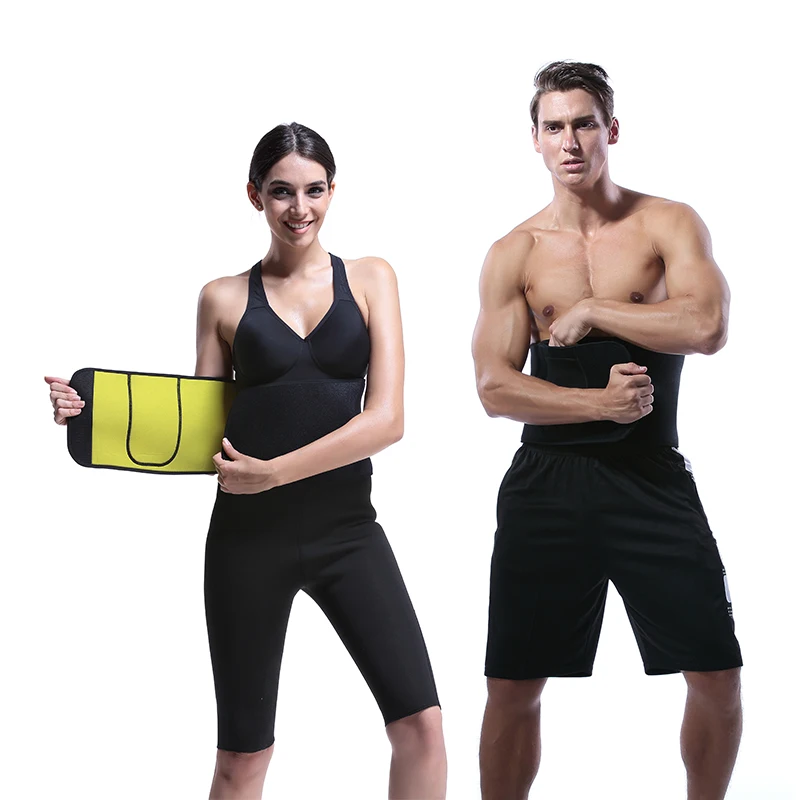 

Waist Trimmer Belt - Weight Loss Wrap - Stomach Fat Burner - Low Back and Lumbar Support with Sauna Suit Effect - Best Abdominal, Black/grass green