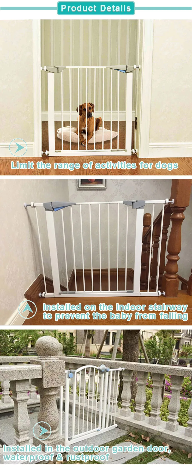Adjustable Retractable Stair Baby Pet Safety Gate For Sale Buy