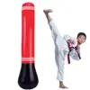 high quality pvc folding boxing stand, inflatable punching bag