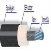Shanghai swan FVLP plane lacquer wire Silicone uesd in high pole lamp in the rode shielded cable
