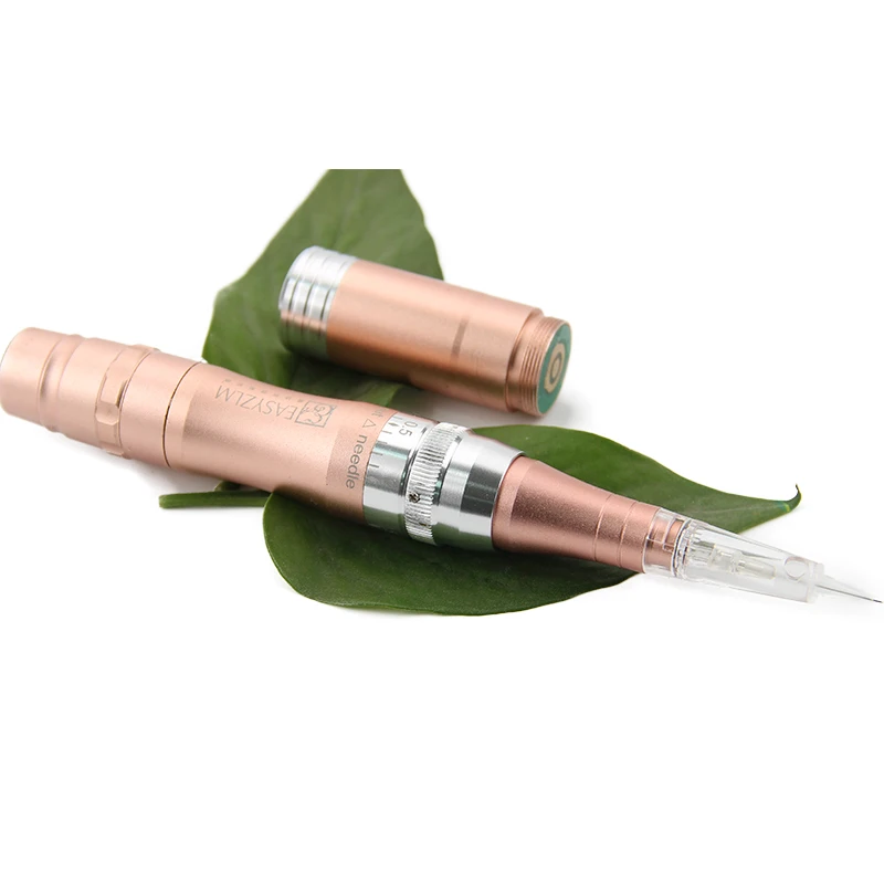 

Cordless Tattoo Machine Eyebrow Tatoo Tools For Microblading, Rose gold