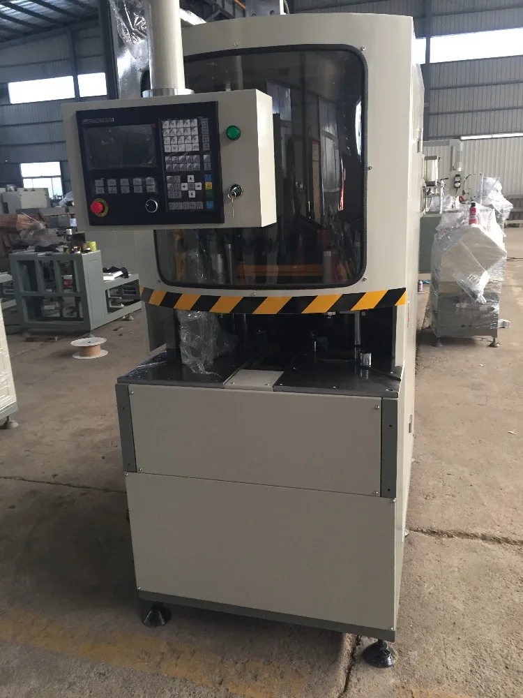 
UPVC window making machine CNC corner cleaning machine 