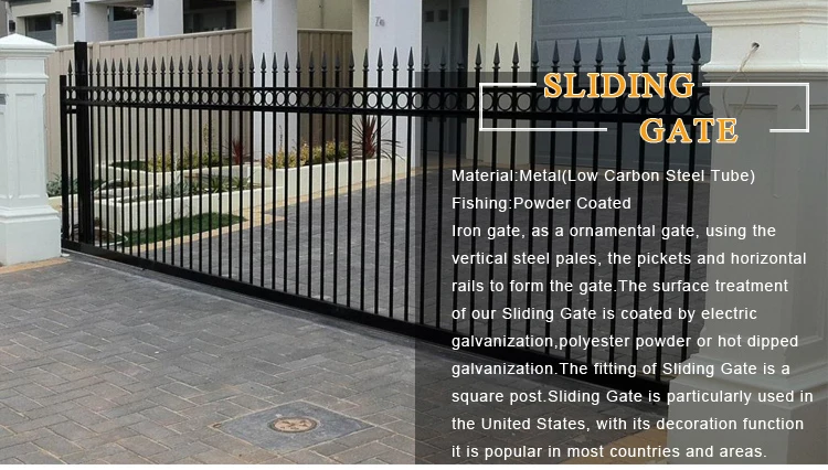 Sliding Gate Design High Quality Cheap Sliding Iron Main Gate Design ...