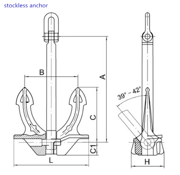 Ас 14. Якорь AC-14 Anchor GB. Якорь АС-14sb 12675. Чертёж якоря АС-14. AC-14 HHP Anchor ais316.