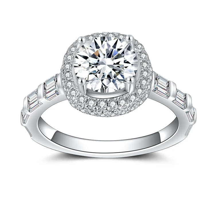 

silver jewelry cubic zirconia cz engagement wedding rings