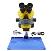 3.5X-90X Big Base Trinocular Stereo Microscope with 16mp digital camera