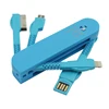 Mobile Phone Custom Micro Usb 4 In 1 Charging Cable 2M Custom
