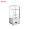 78L Countertop Commercial Cooler Flat Glass Door Cake Display Showcase