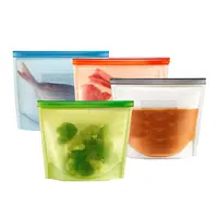 

Reusable Food Safe Storage Bag Fridge Food Preservation silicone food bag