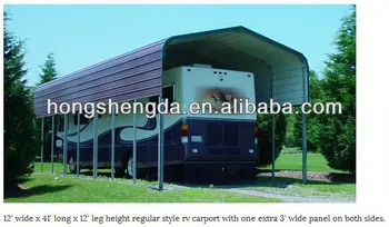12 Wide 41 Long 12 Leg Height Regular Style Rv Carport With On