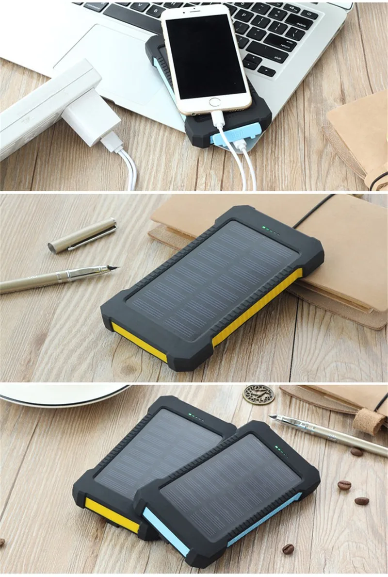 For Iphone 7 Case Solar Power Bank 8000mah Cell Charger 6000mah Solar