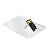 Promotion Transparent Business Gift Credit Card Usb Memory Stick Pen Disk Flash Drive with Customized Packaging Logo Pattern