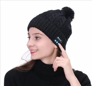 Wireless Beanie Hat Integrated Headphones
