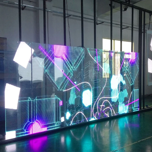 Led Glass Led Display Led Wall Display 