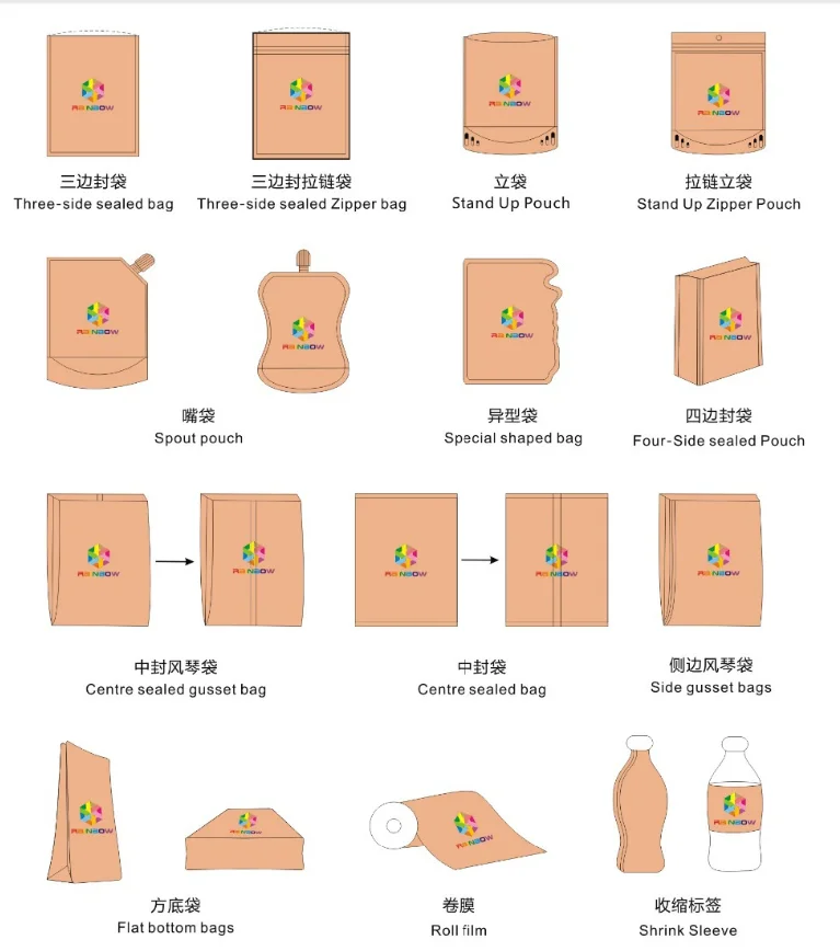 Custom Tear notch Retort Pouch Pet Food Packaging Bag