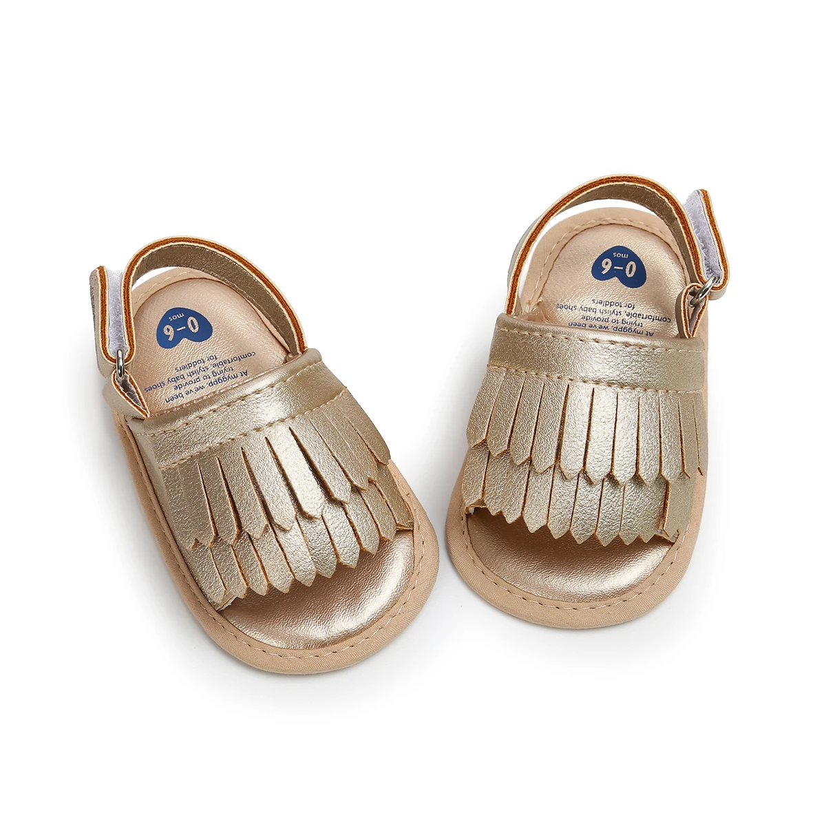 

Hot Sale Classic PU Leather Summer Soft Soled Outdoor Sandals First Walkers Shoes Crib Boy Girl Baby Moccasins Shoes