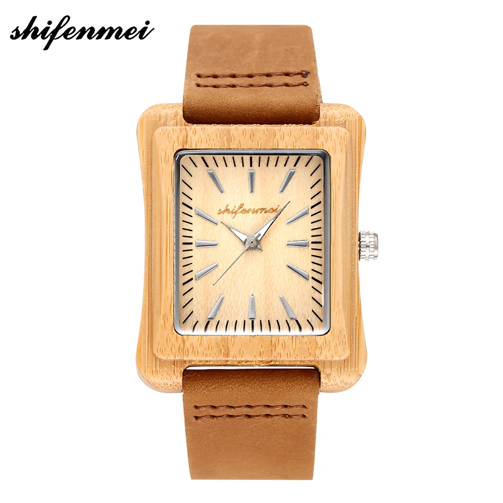 

shifenmei S5517 High quality shifenmei S5517 OEM minimilist Bamboo watch