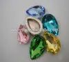 Pearshape Sew on Rhinestone With Metal Claw Setting;Various Color Crystal Accessories