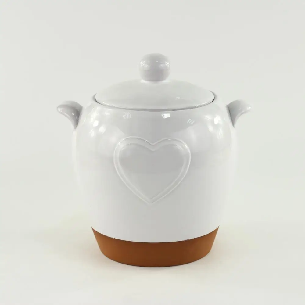 Terracotta White Casserole Ceramic Pots For Oven Safe Buy Ceramic