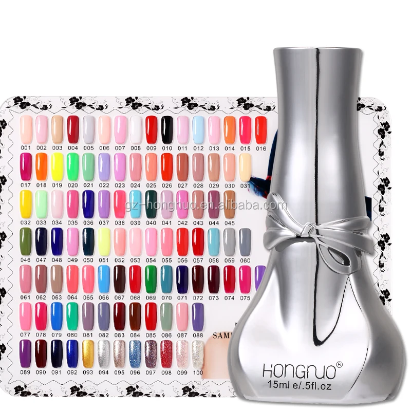 

Hongnuo LED Nail Gel Polish Color Series 100Color For Choose GP041