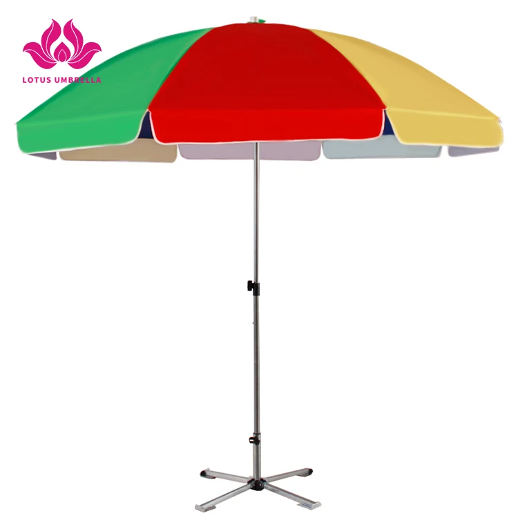Fashion Rainbow Color Commercial Outdoor Swimming Pool Umbrella - Buy Swimming Pool Umbrella
