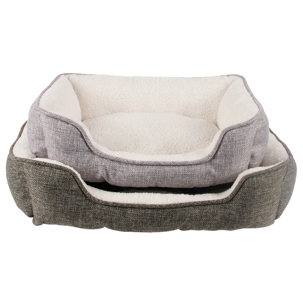 

Wholesale Manufacturer OEM Custom Color Size Soft Cotton Luxury Pet Dog Bed, As picture