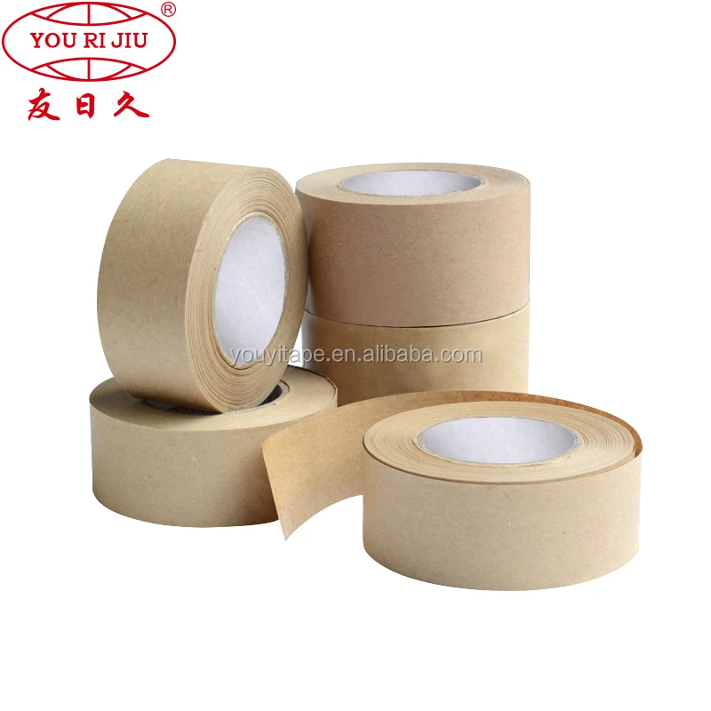 custom printed kraft packing tape self adhesive  kraft tape