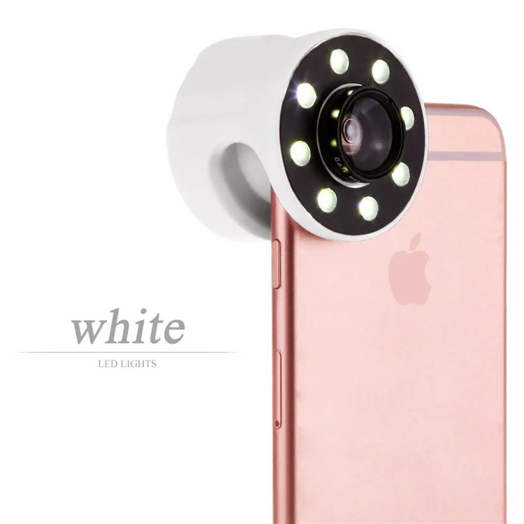 

Support New LED Selfie Ring Light With Lens for wholesale, Black;white;pink;green