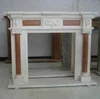 2018 Detailed Carving Classic White Marble Stone Cheap Fireplace Mantel