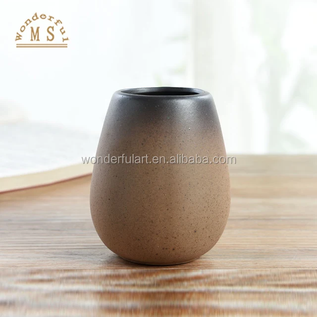 High quality mini ceramic vase flower vase table decoration thin neck vase,living room desktop vase,home interior classical vase