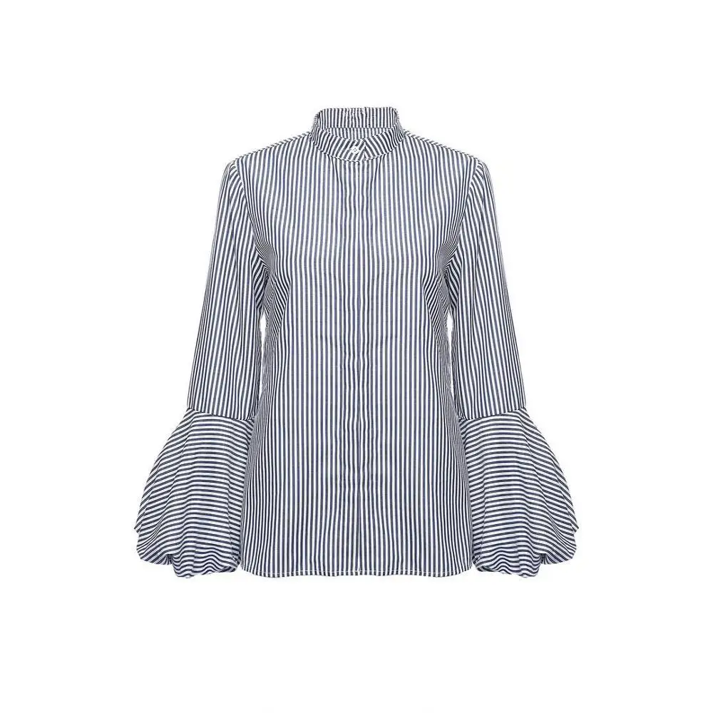 

Wholesale Muslim Women Shirt Tops puff sleeve Blouse in Stock, Black , blue