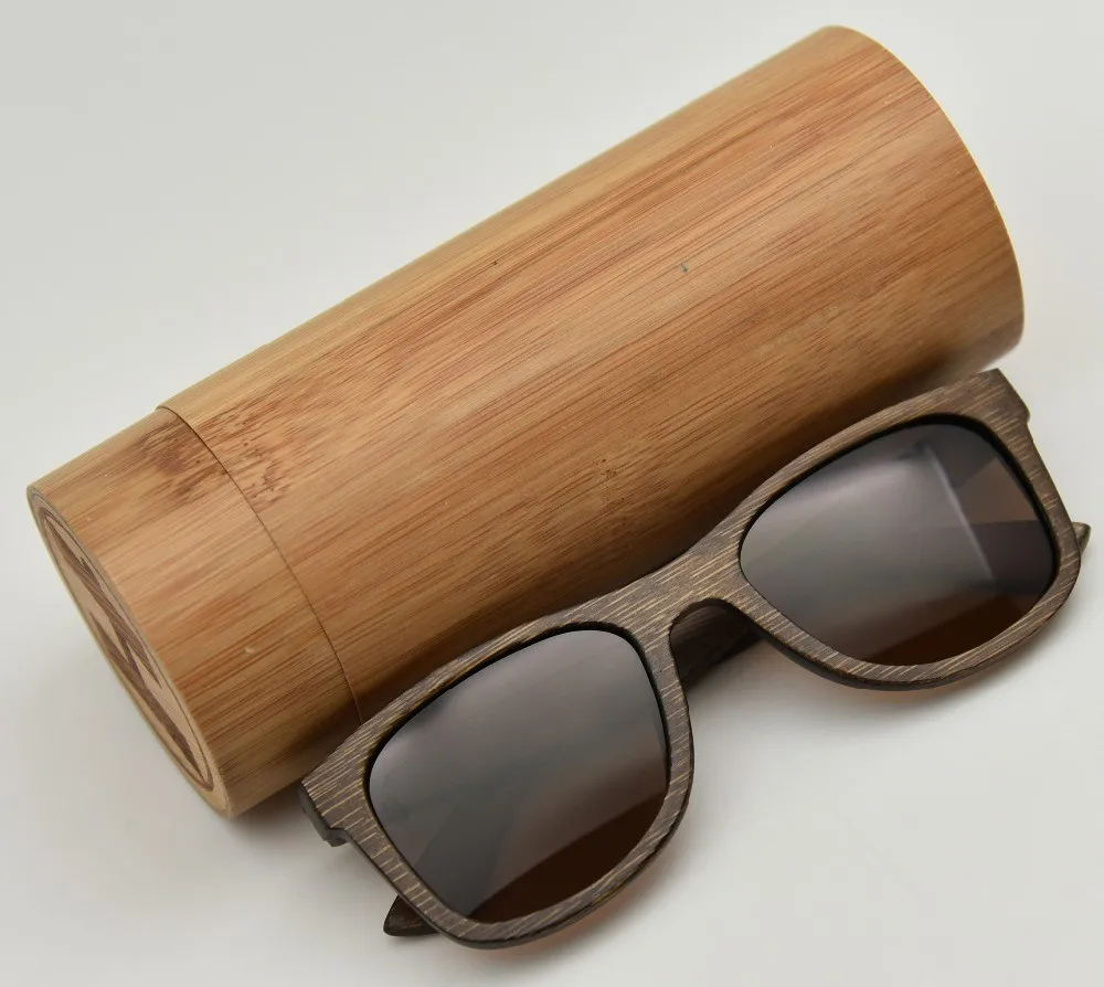 New Wholesale Custom Wooden Sunglasses Uv400 Polarized Lens Bamboo