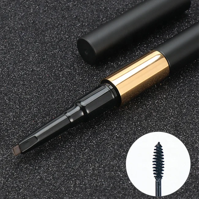 

2018 Newest 2 in 1 eyebrow pencil with mascara cream for makeup