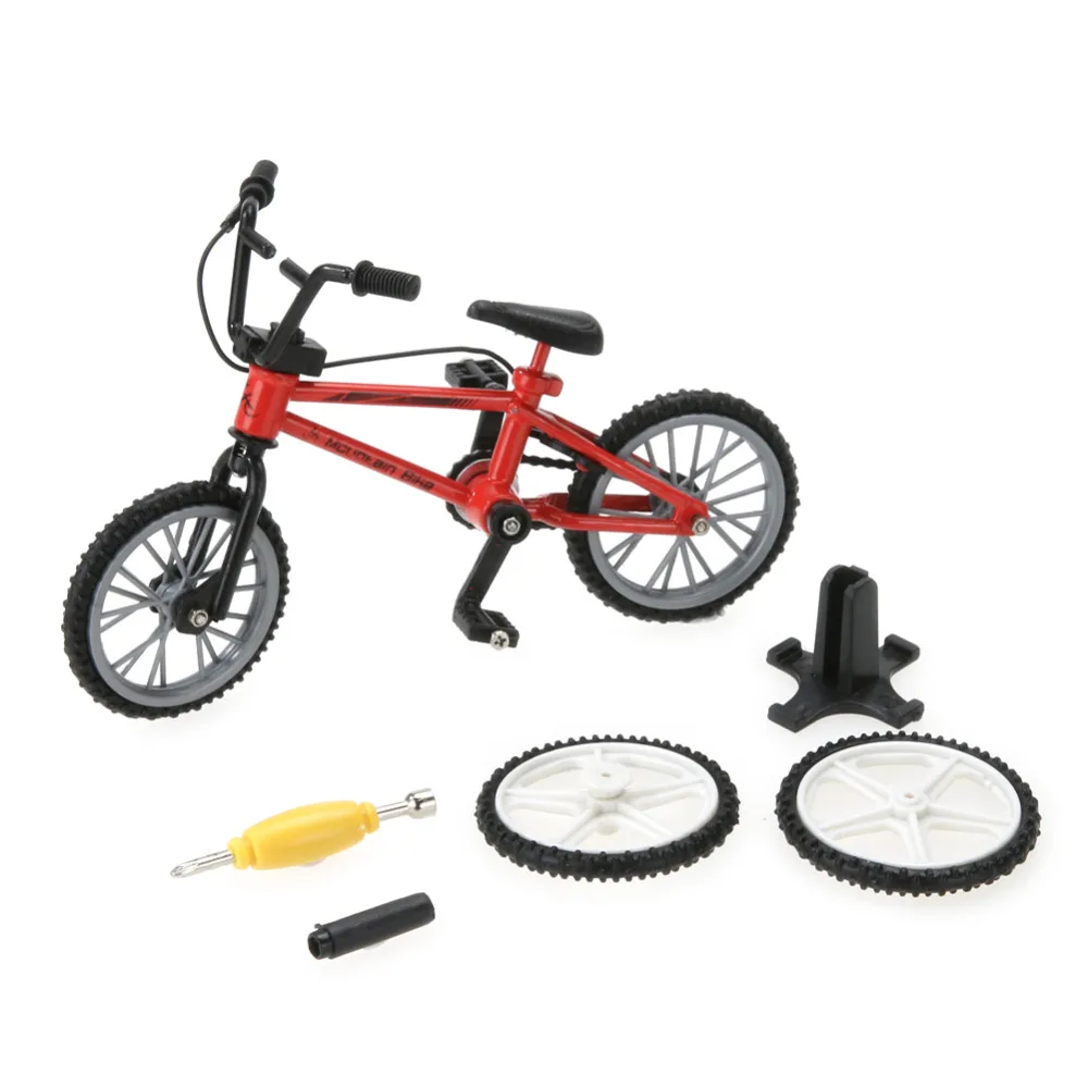 Kids Gift with Spare Tire Tools Mini Mountain Bike Finger Toy Bicycle Model 