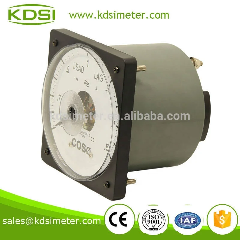 
LS-110 power factor meter 120V lead0.5-1-0.5lag COS meter 