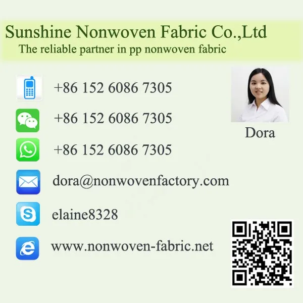 Sanitary Napkin PP Spunbond Perforated Nonwoven Fabric Raw Material
