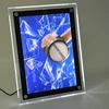 Cable real estate led light window display image poster frame acrylic holders