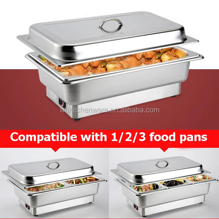 New Model Stainless Steel Electric Food Warmer For Catering & Buffet