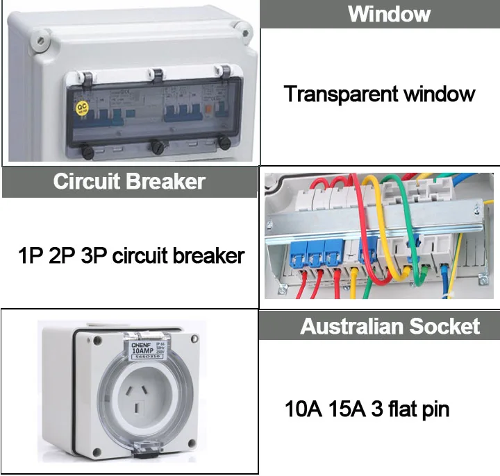 Oem Distribution Box Portable Socket Enclosure Industial