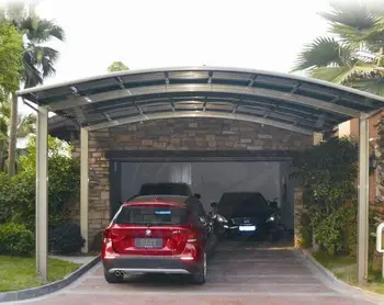 100% anti-uv garden shelter polycarbonate carport for car