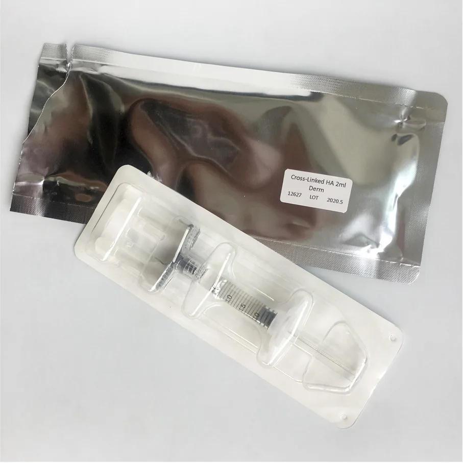 

High quality hyaluronic acid dermal filler 2ml lip filler injections