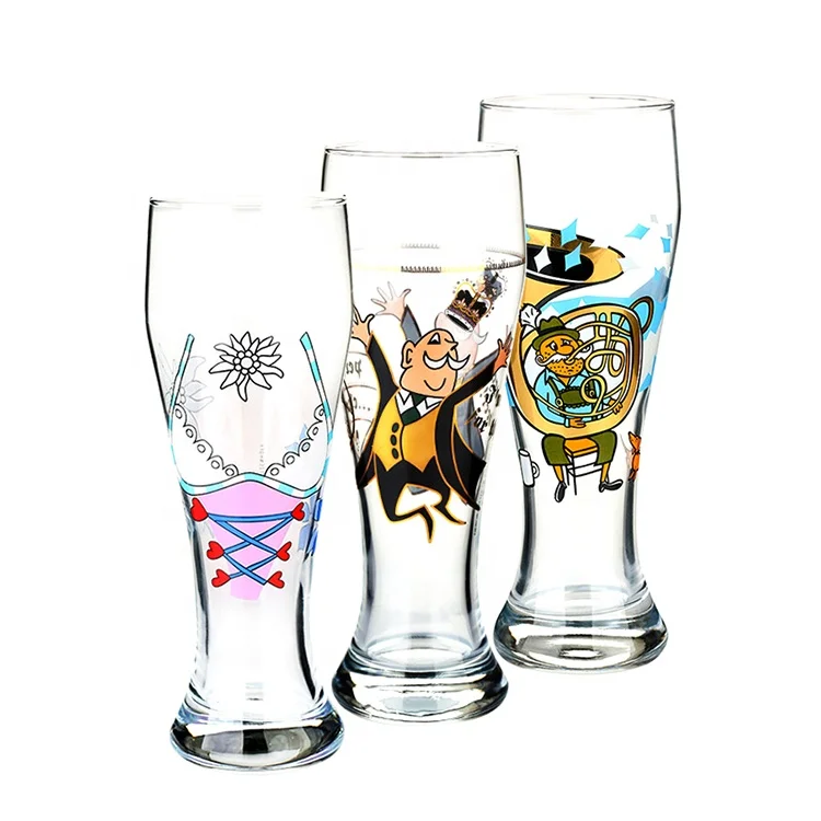500 Ml Pilsner Bril Gedrukt Duits Bier Glas Met Custom - Buy Duits Glas,Gedrukt Glas,Ritzenhoff Glas Bier Product on