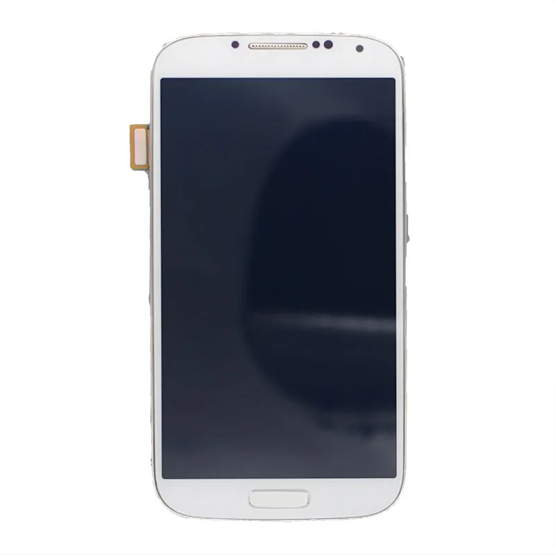 

Mobile phone lcd screen for samsung s4 i9500/I9505 digitizer assembly,for samsung galaxy s4 lcd with frame, White/black