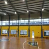 prefab steel structure sports hall construction building