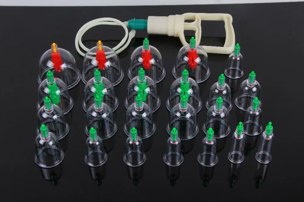 
With magnetic 24 cups medical vacuum cupping hijama tislamic cupping 