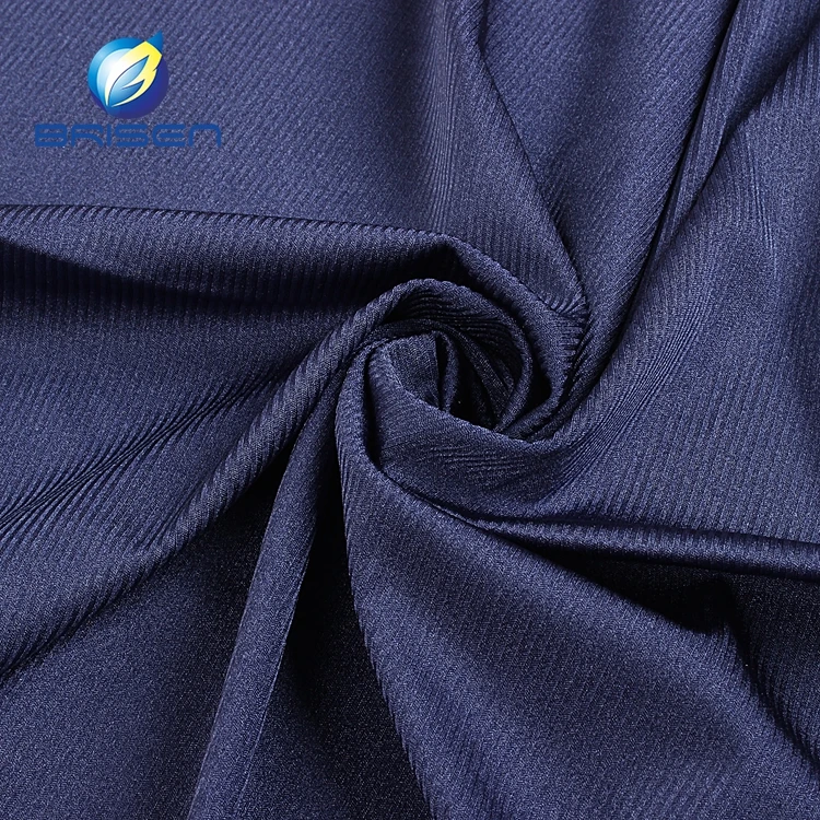 
Blue Color 20% Spandex 80% Polyamide Elastane nylon knit swimwear lining Fabrics 