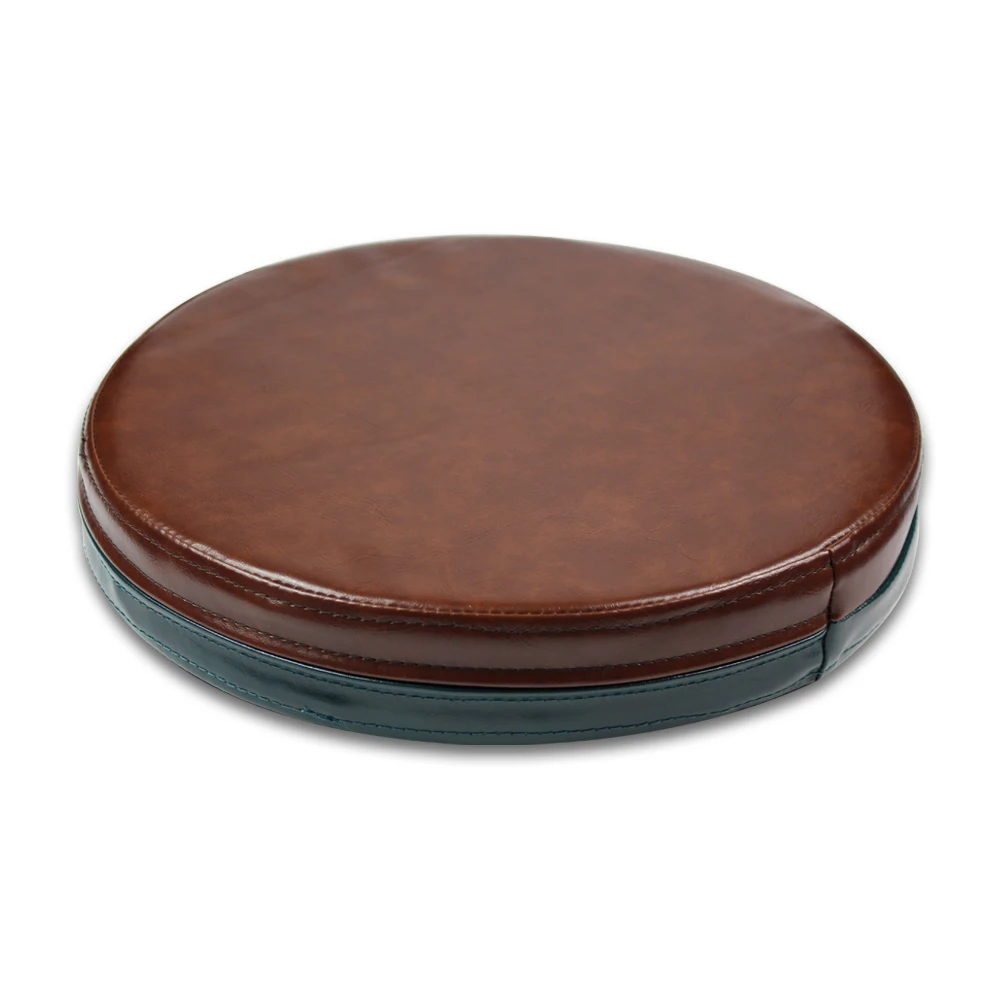 round leather chair cushions