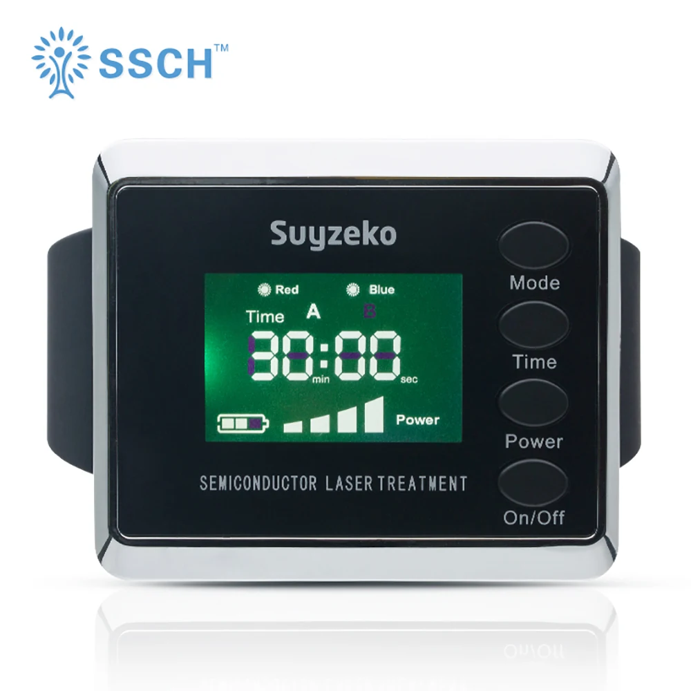 

Hemotherapy Laser therapy wrist watch with CE and ROHS
